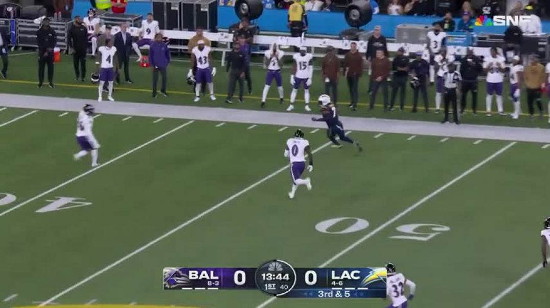 Baltimore Ravens vs. Los Angeles Chargers | 2023 Week 12 Game Highlights