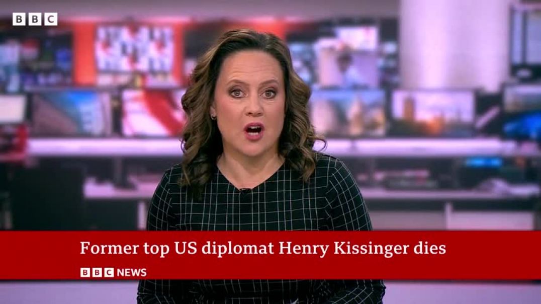 ⁣Henry Kissinger Former US secretary of state dies aged 100   BBC News