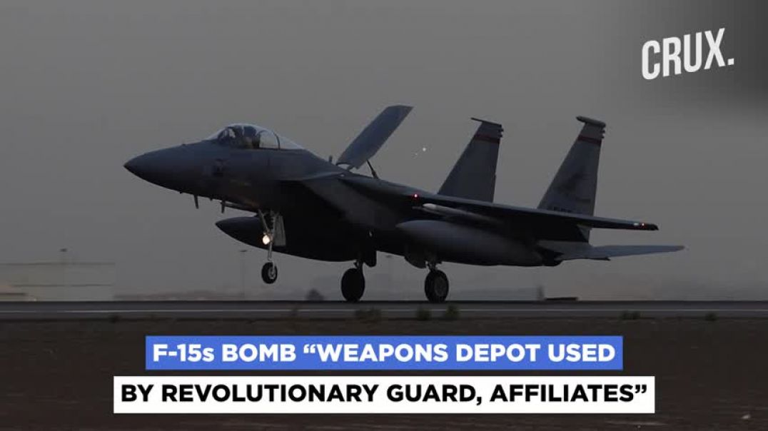 ⁣Biden Directed Action... US F-15s Bomb Iranian Weapons Depot After Attacks On Syrian, Iraq Bases