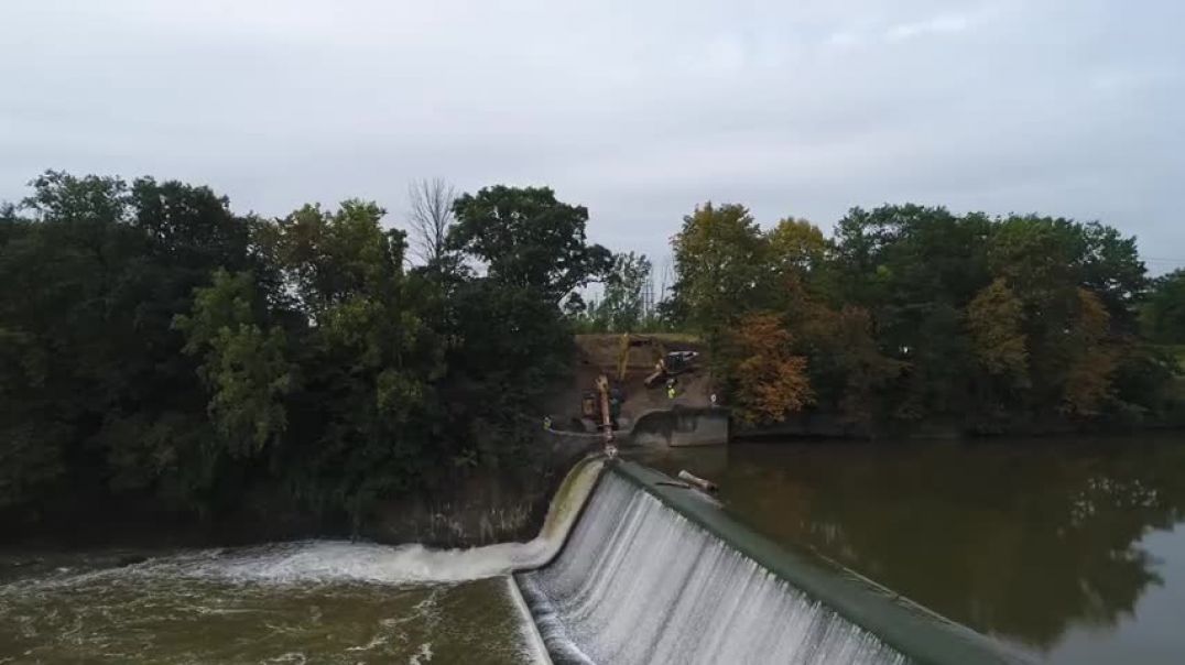 Ballville Dam Removal Day 1