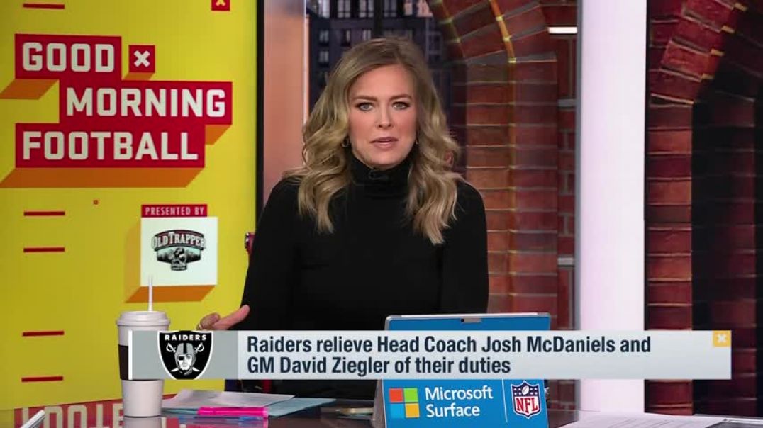 ⁣Reactions to Raiders relieving HC Josh McDaniels and GM David Ziegler of their duties