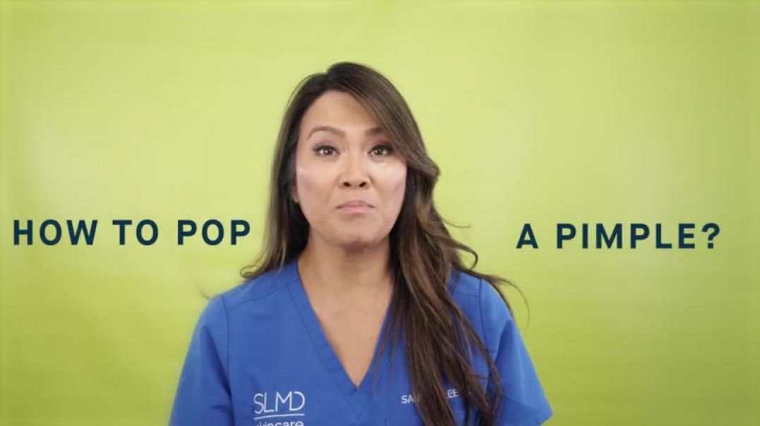 ⁣How to Pop a Pimple the RIGHT Way | Dr. Pimple Popper | SLMD Skincare