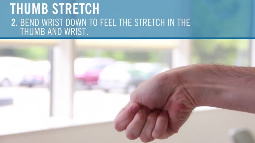 ⁣Worried About Carpal Tunnel Try 3 Simple Stretches