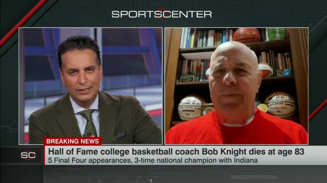⁣Hall of Fame coach Bob Knight dies at age 83   SportsCenter