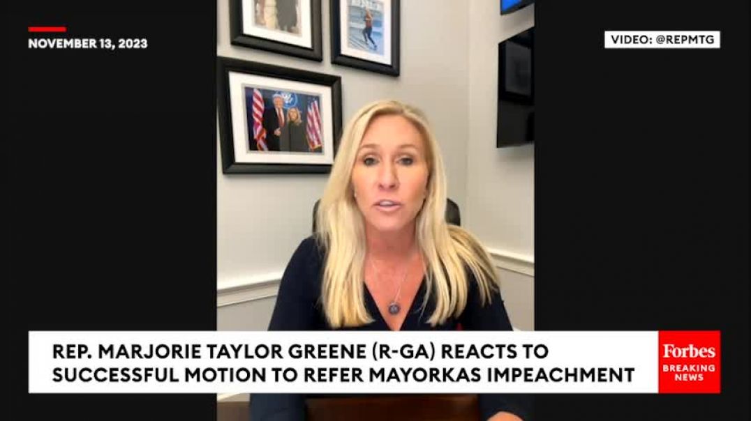 ⁣BREAKING Marjorie Taylor Greene Reacts To 8 Republicans Helping Stop Mayorkas Impeachment Attempt