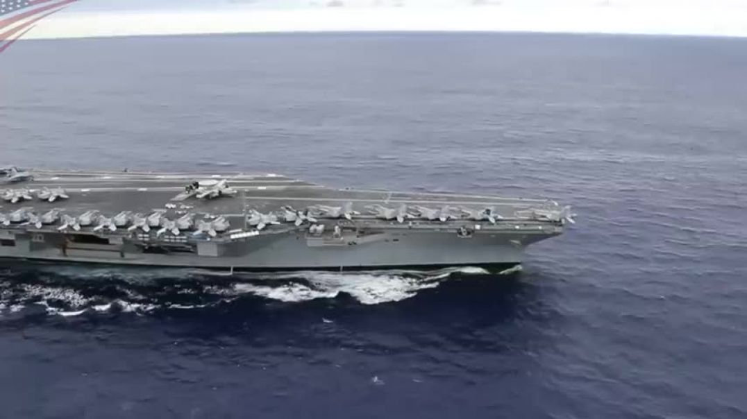 ⁣The World's Biggest & Strongest Warship - Nuclear Supercarrier USS Gerald R. Ford in Action