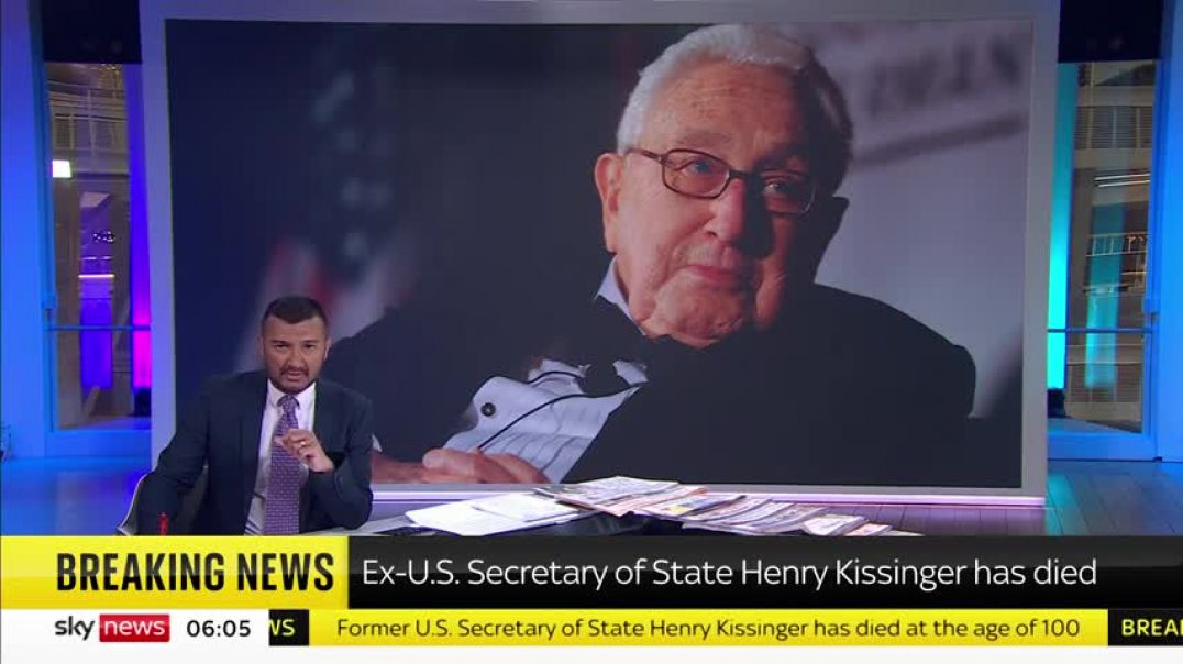 ⁣Former US secretary of state Henry Kissinger dies aged 100