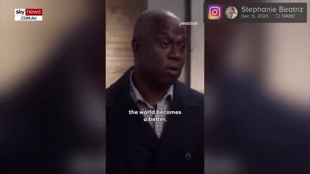 ⁣Brooklyn Nine-Nine cast pays emotional tribute to 'Captain' Andre Braugher