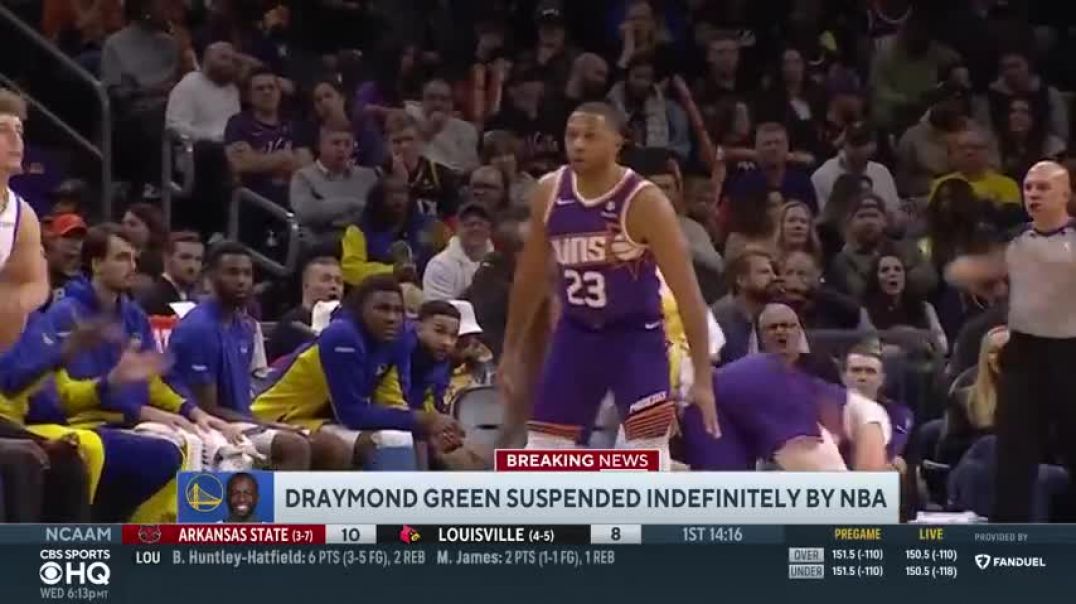 ⁣Draymond Green SUSPENDED INDEFINITELY by NBA after altercation with Jusuf Nurkić   Breaking News