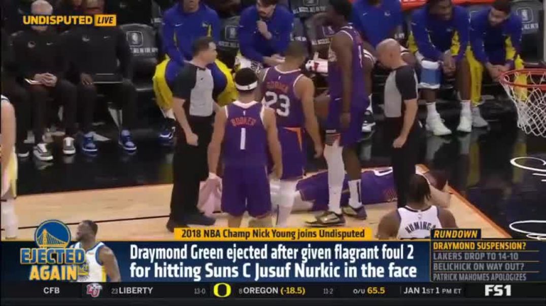 ⁣UNDISPUTED   Nick Young tells Skip Bayless on Draymond Green only bullies foreigner Weakness in hit