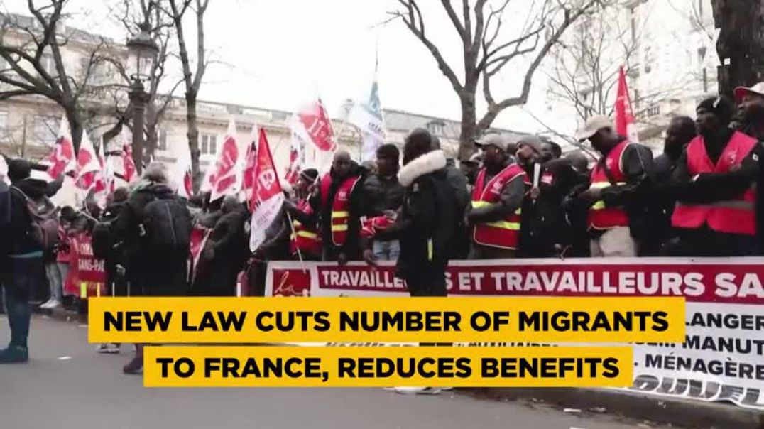 ⁣France Gets Tough Immigration Law, Macron Minister Resigns, Marine Le Pen Says  Advantage To French