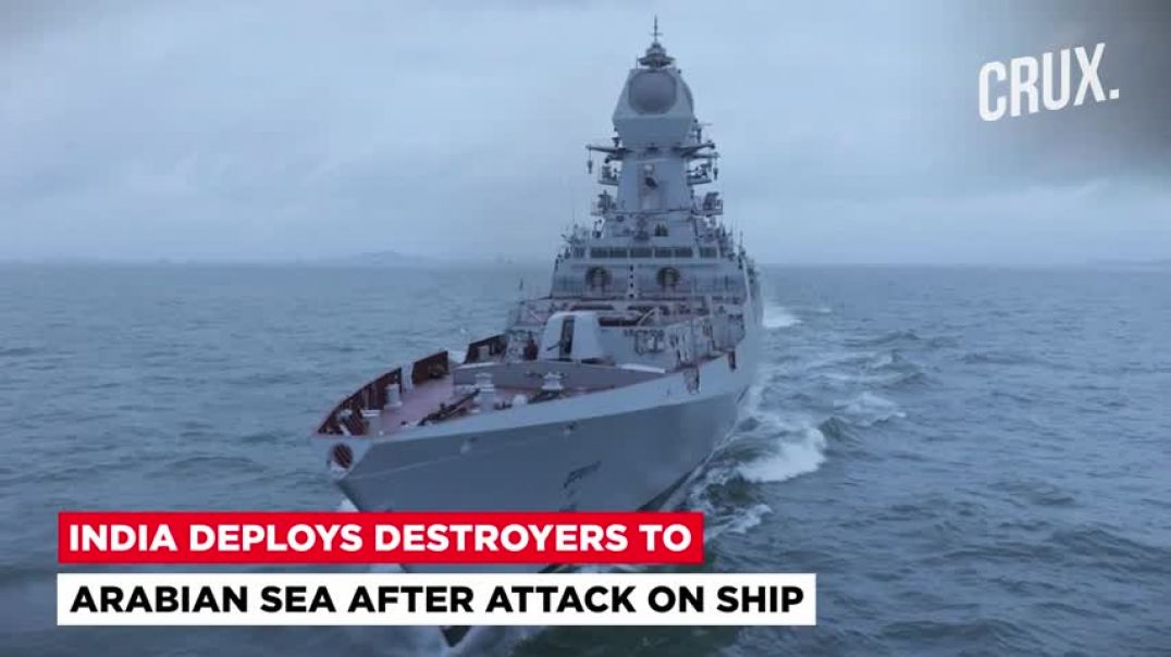 ⁣India Deploys Guided Missile Destroyers, New Houthi Attack In Red Sea   Israel Hamas War Impact