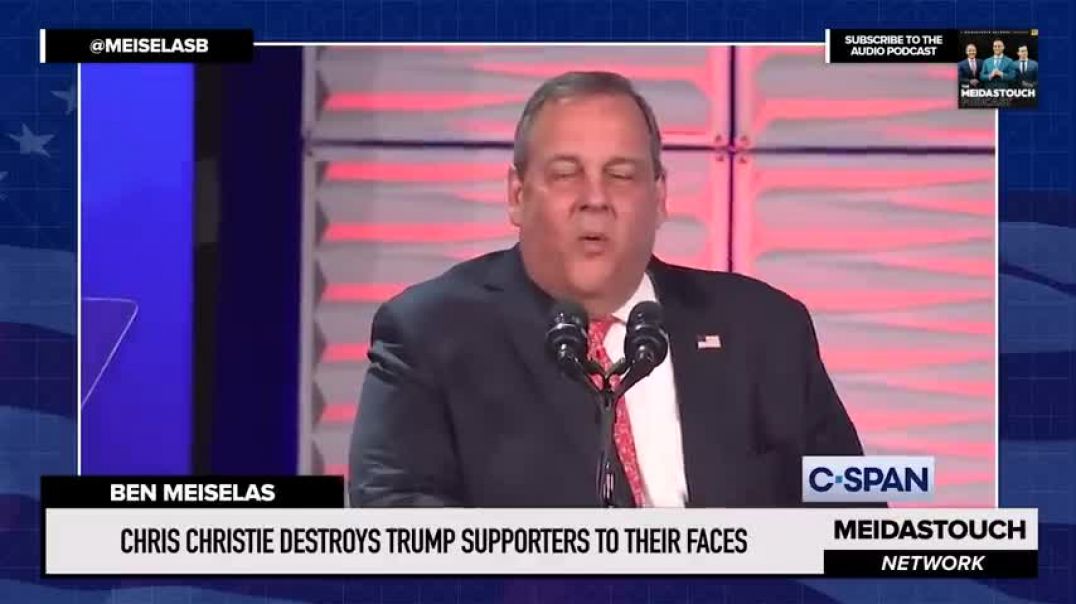 ⁣Chris Christie DESTROYS Trump Supporters to THEIR FACES during LIVE Speech