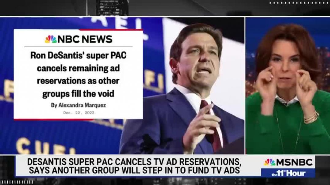 ⁣‘The complete and utter collapse of a candidate’ Ad spending shake-up from pro-DeSantis super PAC