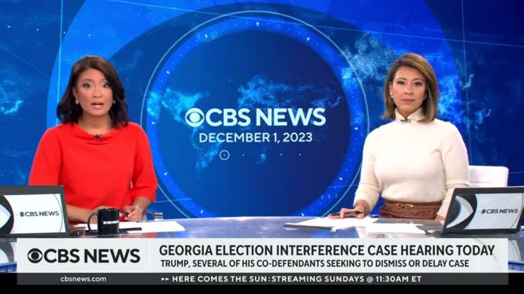 ⁣Judge hears dismissal arguments in Trump-Georgia election interference hearing