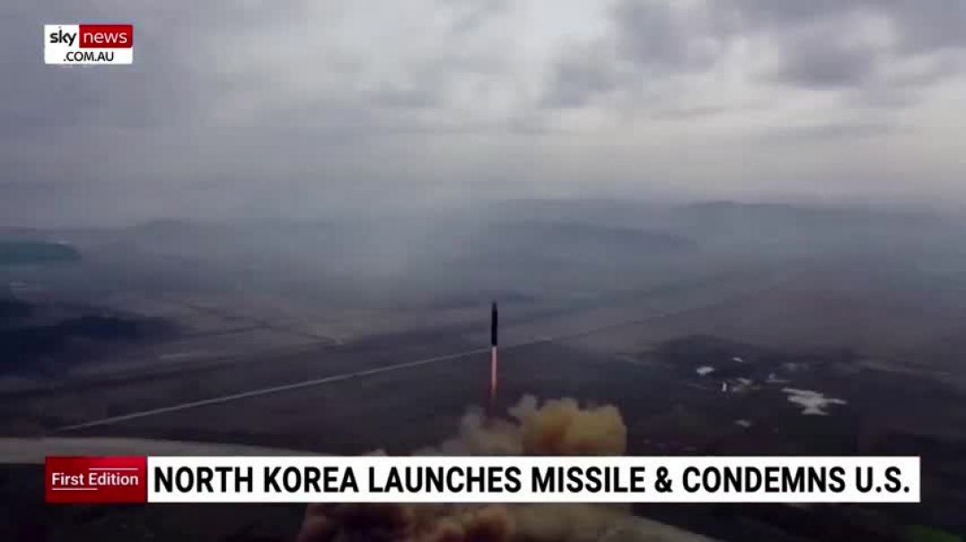⁣North Korea fires missile and blames US for destabilising Korean Peninsula
