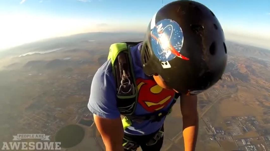 ⁣Ultimate Skydiving Compilation   People Are Awesome