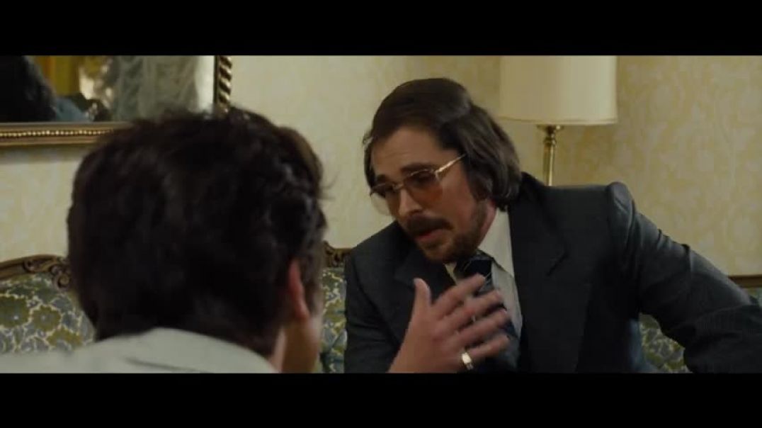 ⁣Jeremy Renner & Christian Bale Scene | American Hustle