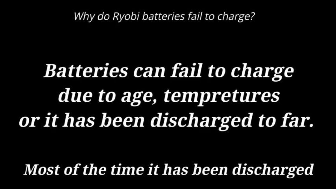Ryobi Battery Not Charging Easy repair with household tools