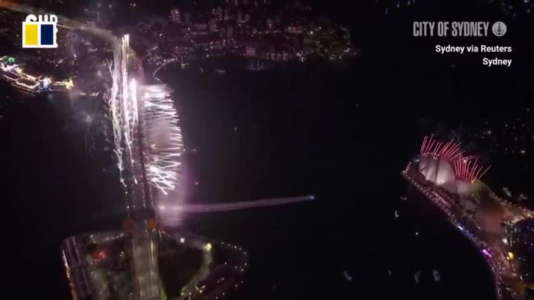 ⁣World rings in 2024 with spectacular New Year’s fireworks and light shows