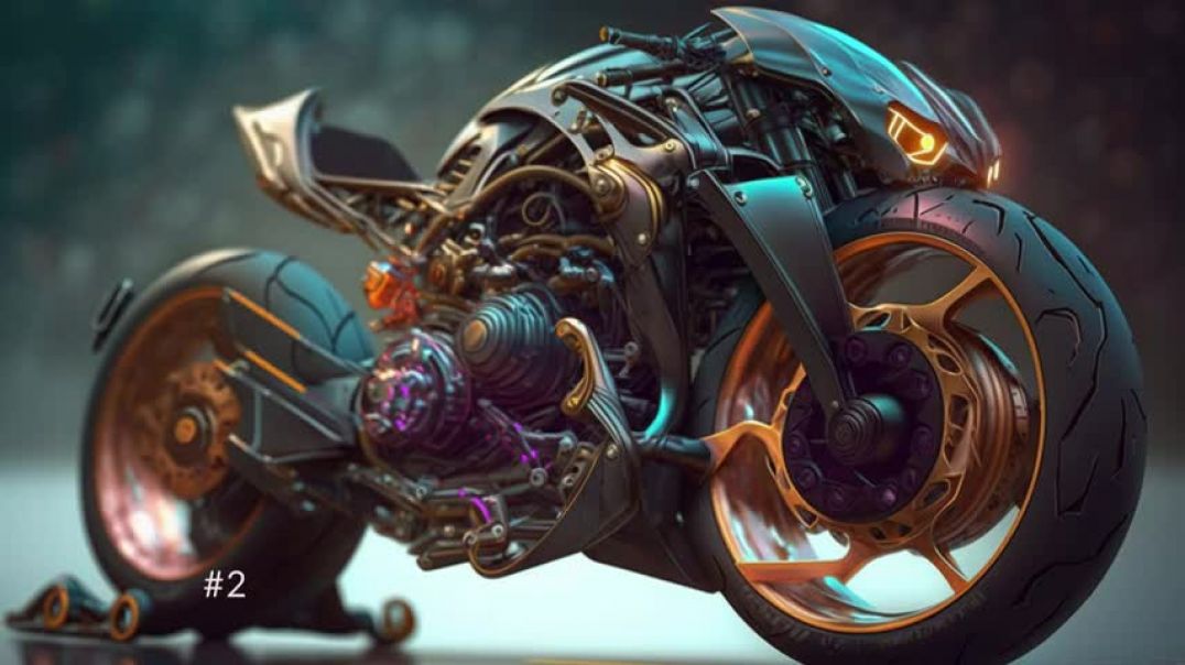 ⁣AI Art Midjurney Compilation Superbikes in the Future
