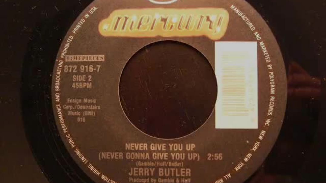 ⁣Jerry Butler - Never Give You Up
