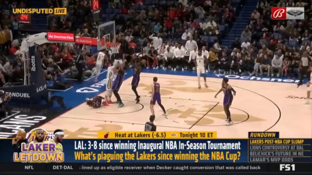 ⁣UNDISPUTED    Darvin Ham getting worse and worse  - Skip on Lakers 3-8 since winning NBA IST