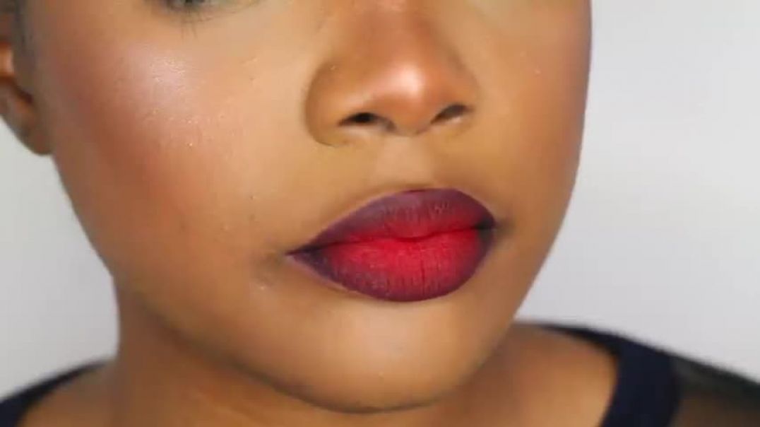 Perfect Red Lips! The Ombre Lip Trick