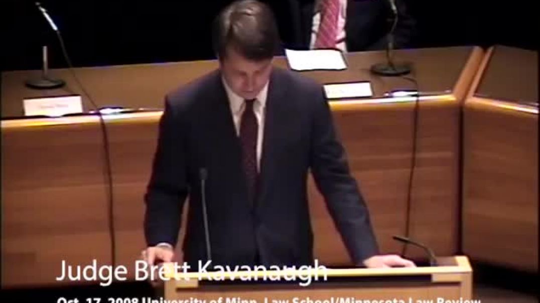 Judge Kavanaugh talks about presidential immunity