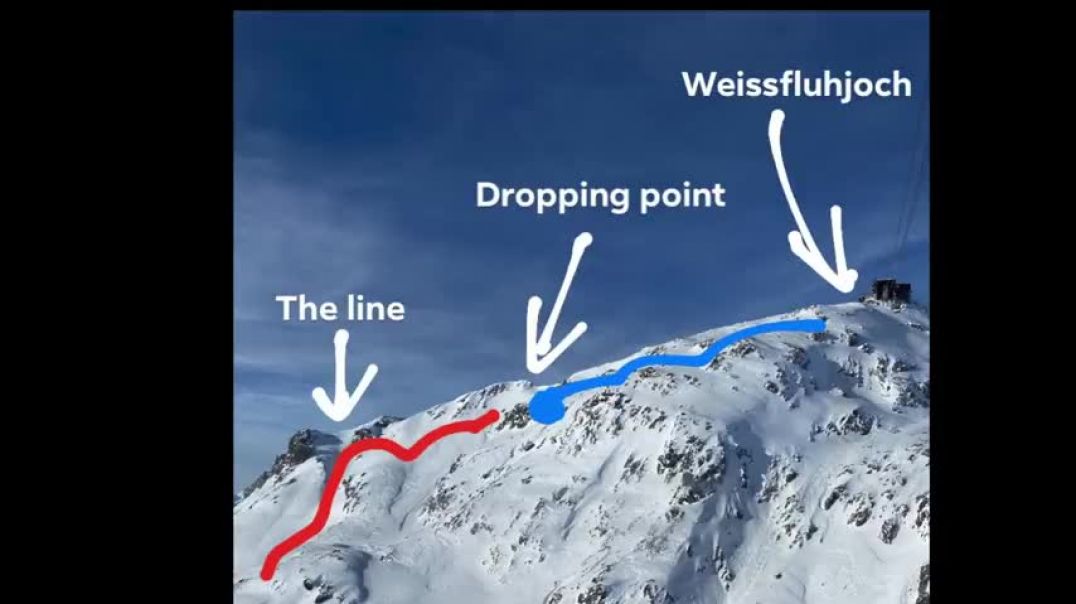 ⁣Avalanche accident in Davos, Switzerland