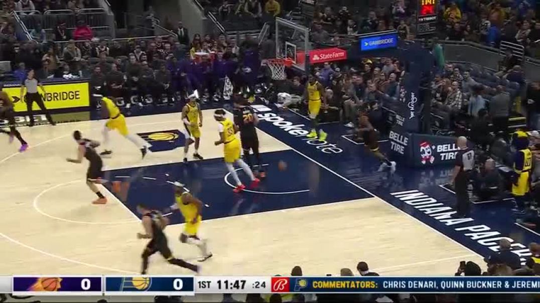 ⁣SUNS at PACERS   FULL GAME HIGHLIGHTS   January 26, 2024