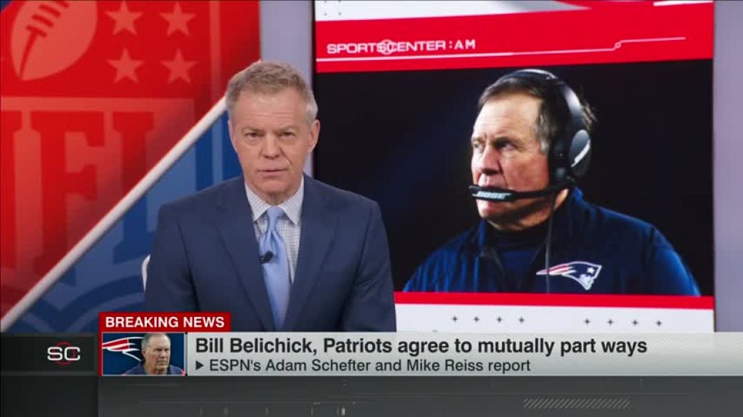 ⁣BREAKING NEWS  Bill Belichick and Patriots PARTING WAYS!   SportsCenter