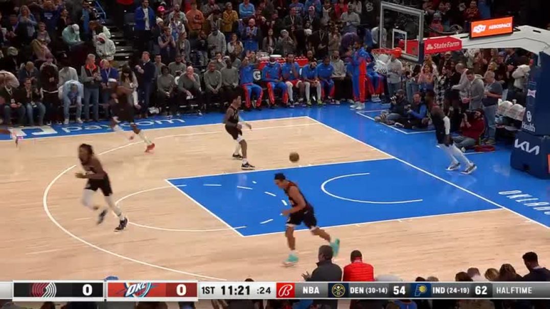 ⁣TRAIL BLAZERS at THUNDER   FULL GAME HIGHLIGHTS   January 23, 2024