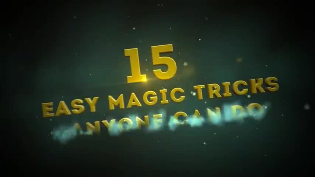 ⁣15 Easy Magic Tricks to Amaze Your Friends