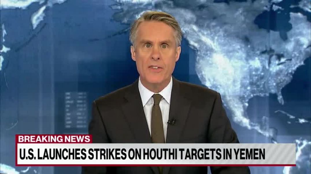 ⁣US launches strikes on Houthi targets in Yemen