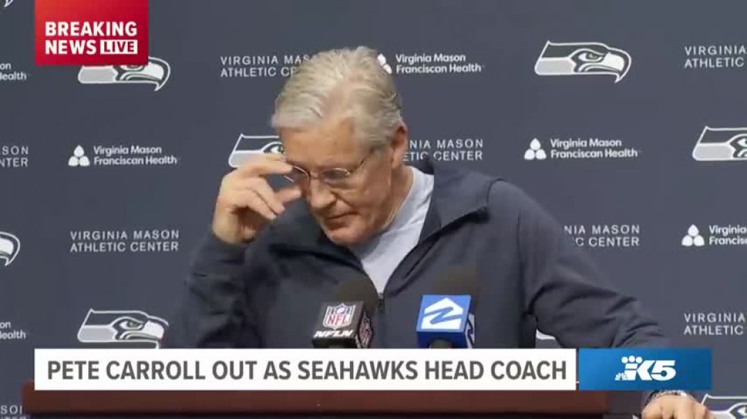 ⁣Full speech   Pete Carroll speaks after parting ways with Seahawks