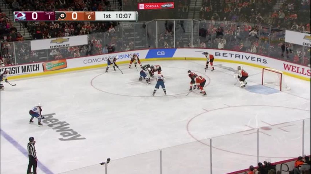 ⁣Colorado Avalanche vs. Philadelphia Flyers | Full Game Highlights