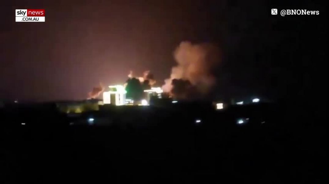 ⁣Footage emerges of strikes against Houthi rebels