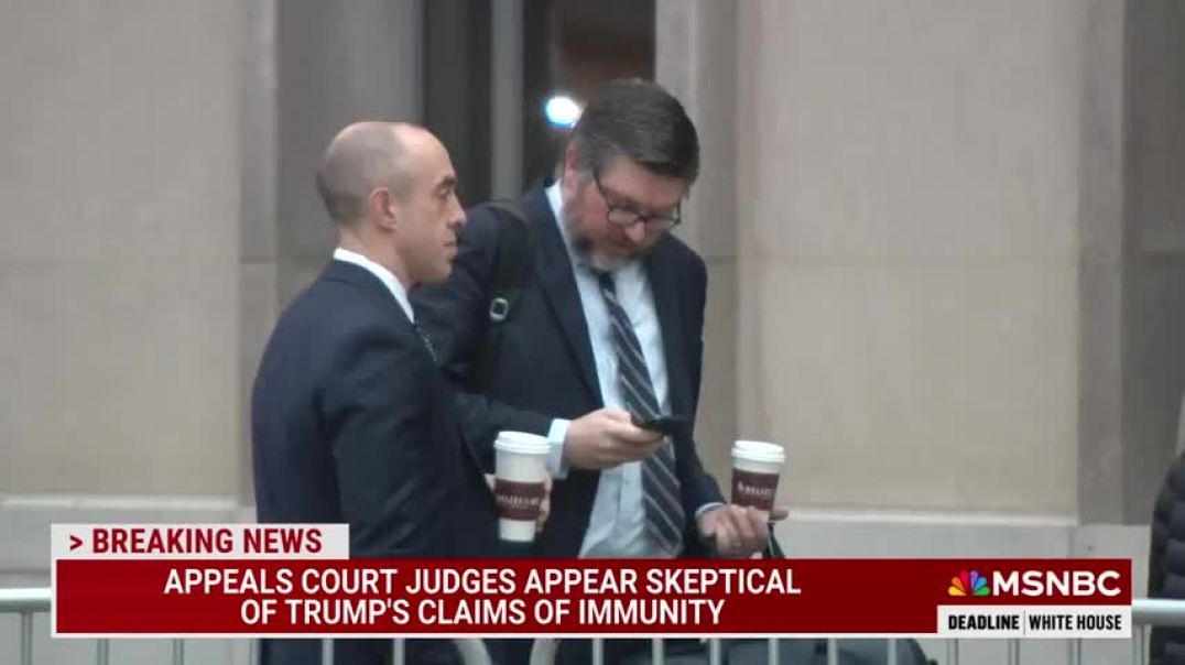 ⁣‘Shocking to hear someone say that’ Weissmann on Trump immunity claims reaching new low