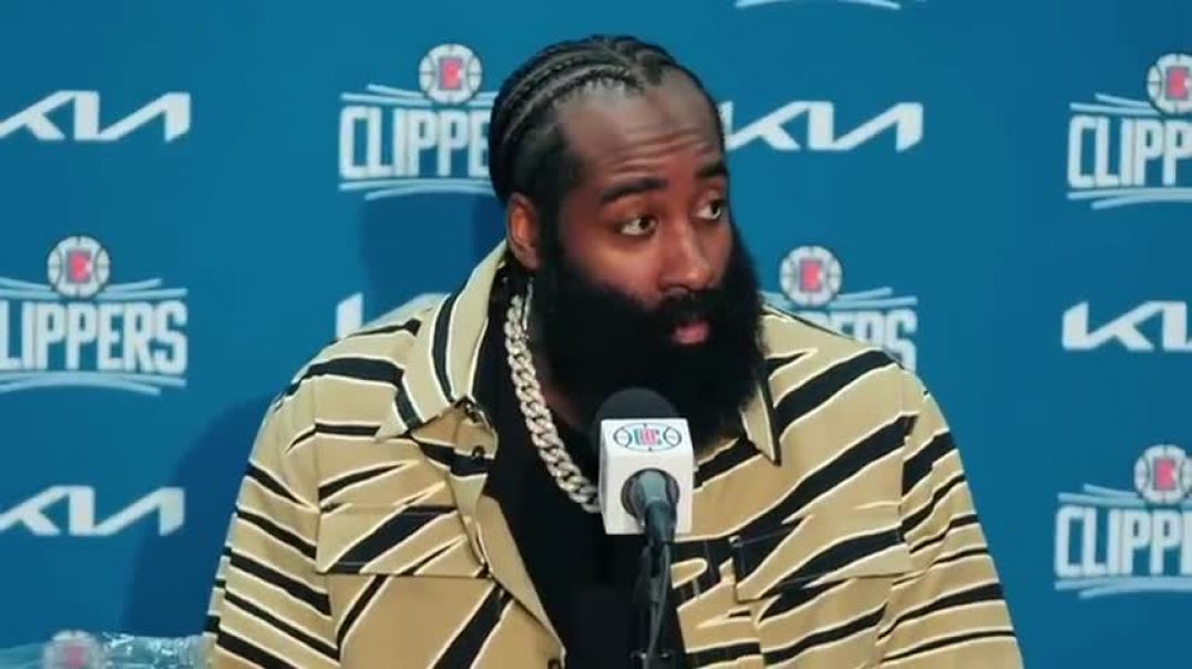 ⁣‘That’s What I’m Here For!’ James Harden Reacts To 22-0 Run Clippers Comeback Win Against Nets