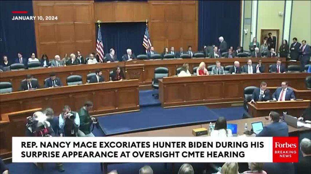 ⁣UNTHINKABLE MOMENT All Hell Breaks Loose As Nancy Mace Mercilessly Insults Hunter Biden To His Face