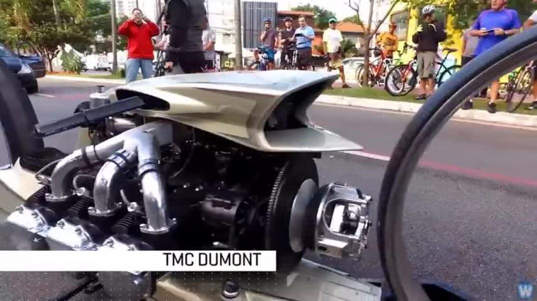 ⁣TMC DUMONT - Motorcycle with an Airplane Engine