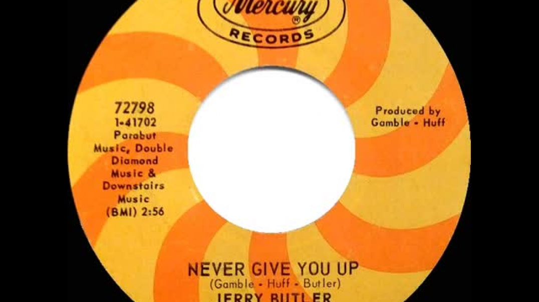 ⁣1968 HITS ARCHIVE Never Give You Up - Jerry Butler (mono)