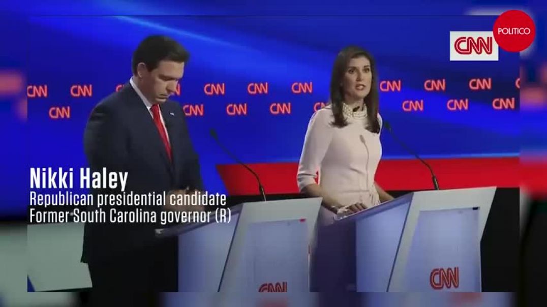 ⁣Watch Highlights from DeSantis and Haley’s Iowa presidential debate