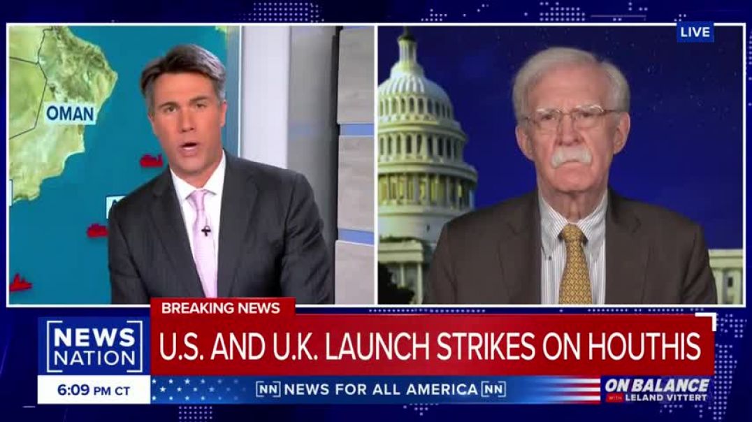 ⁣US strike against Houthis ‘long overdue’ John Bolton   On Balance
