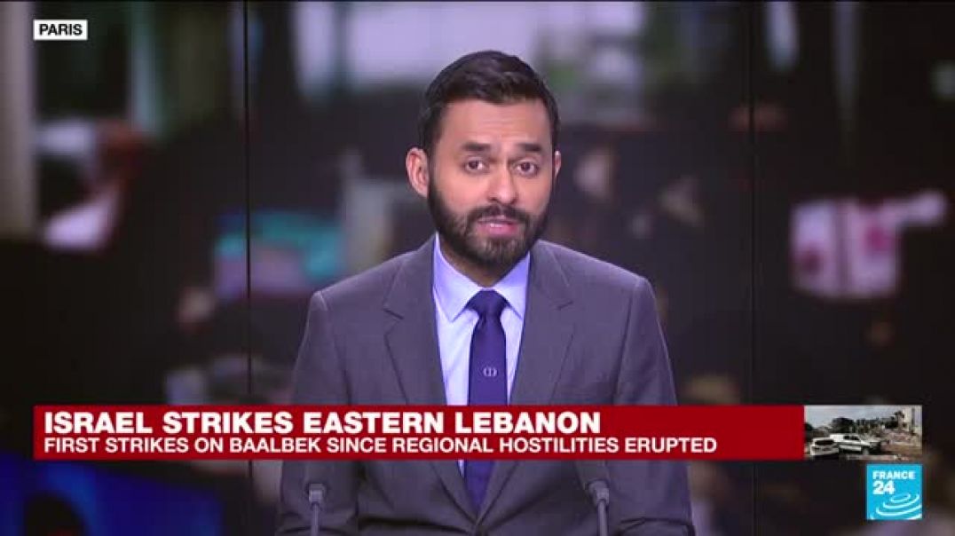 ⁣Israel strikes deeper into Lebanon as Hezbollah downs drone • FRANCE 24 English
