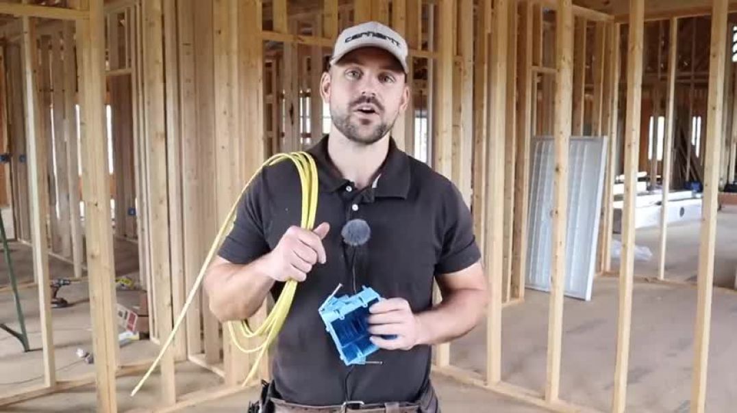 ⁣How To Install Rough In Electricity In A New Construction House - Beginners Guide To Electrical