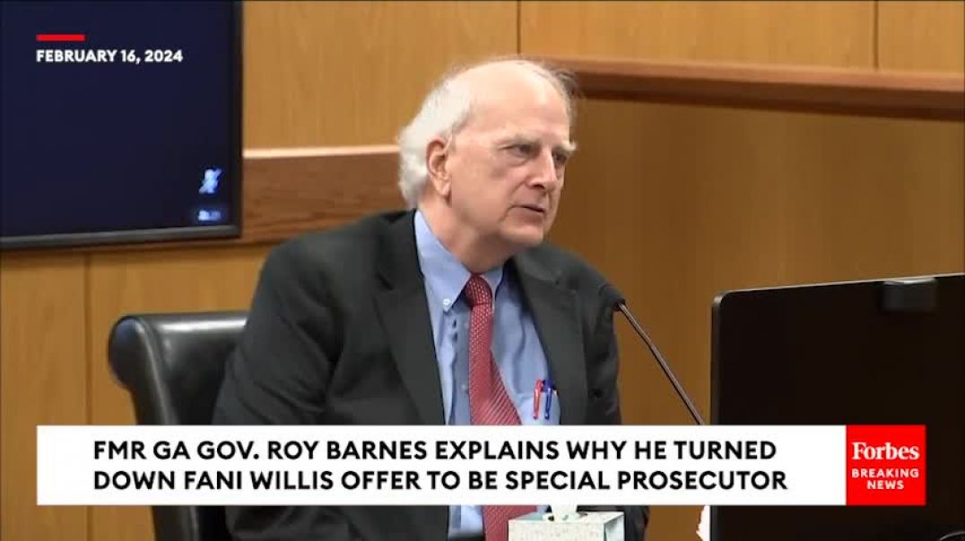 ⁣JUST IN Fmr Georgia Governor Explains Why He Turned Down Fani Willis Offer To Be Special Prosecutor