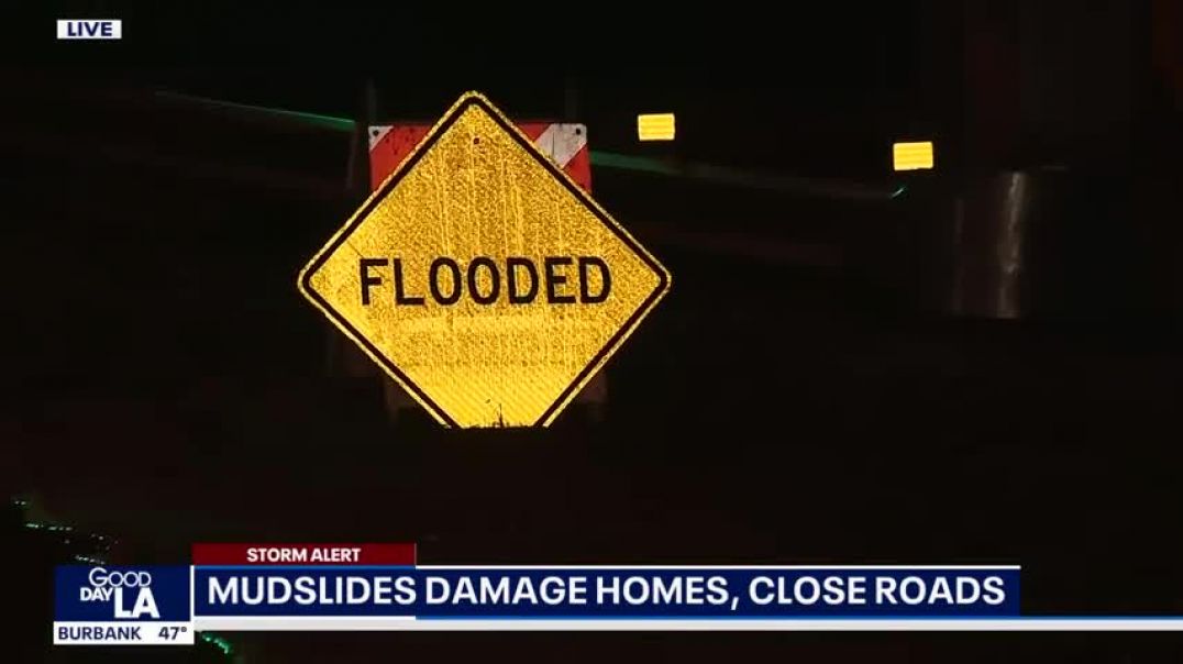 Mudslides damages homes in La Habra Heights and Hacienda Heights