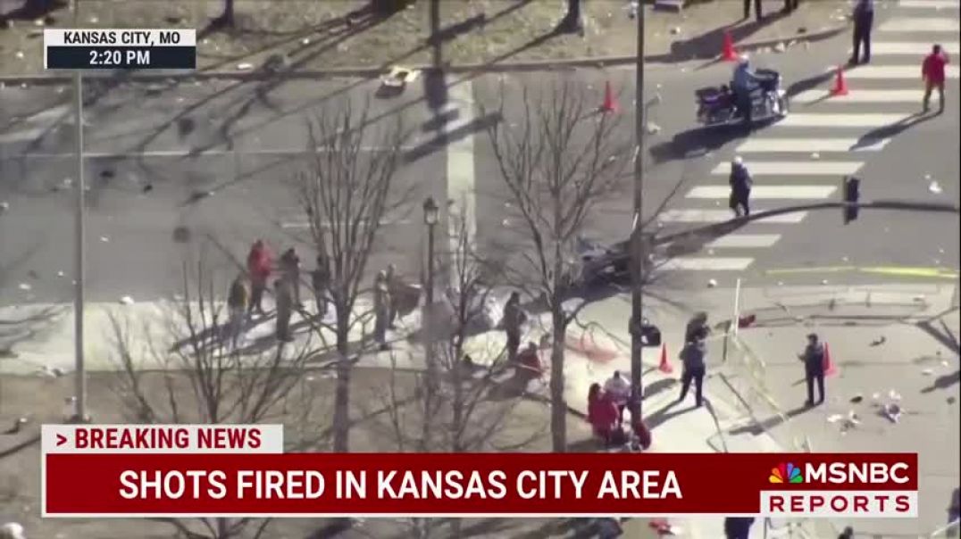 ⁣BREAKING Shots fired near Super Bowl parade in Kansas City